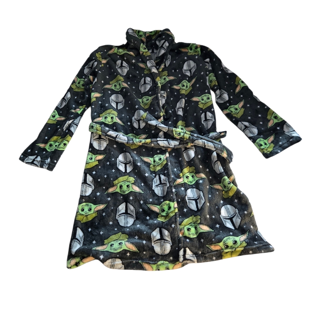 Kids Star Wars Pajama Robe‎ - Green and Black